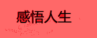 生活不易-感悟人生